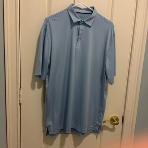 Johnnie-O Polo Sky Blue